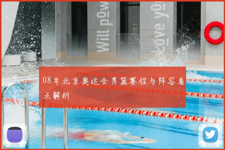08年北京奥运会男篮赛程与阵容看点解析