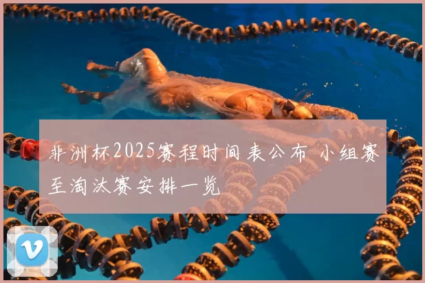 非洲杯2025赛程时间表公布 小组赛至淘汰赛安排一览
