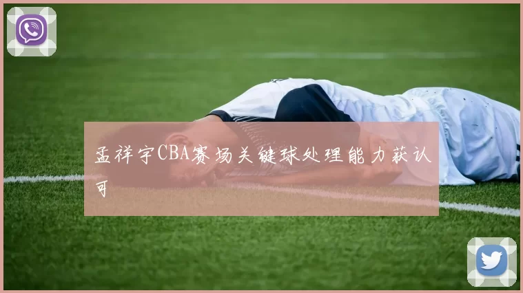 孟祥宇CBA赛场关键球处理能力获认可